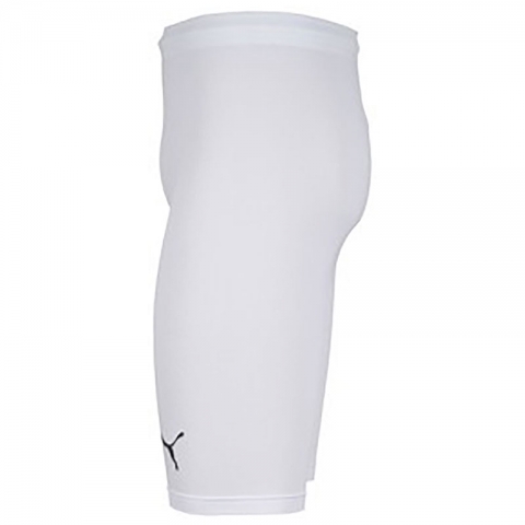 Puma Stretch Waist Bottoms White Mens Tight Gym Shorts