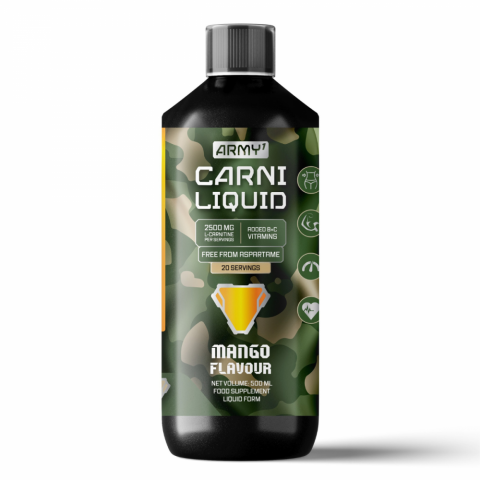 Army1 Carni liquid 500 ml – L-karnitín na spaľovanie tukov a energiu, Lagomstore.sk