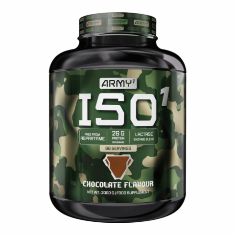 ARMY1 ISO 1000g Army1 Iso 1000 g – prémiový srvátkový izolát s rýchlou vstrebateľnosťou a vysokým obsahom bielkovín