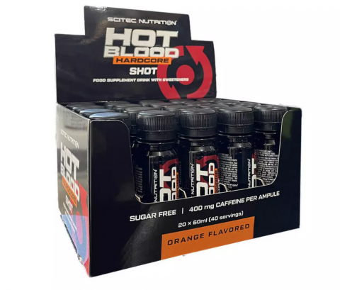 Scitec Hot Blood Hardcore Shot 20x60 ml