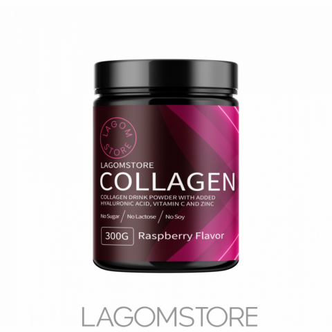 Lagomstore Collagen 300gr Lagomstore Collagen 300 g – prémiový hydrolyzovaný kolagénový prášok pre podporu pokožky, vlasov a kĺbov