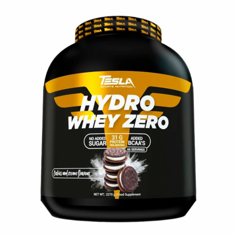Tesla Hydro Whey Zero 2270 g TESLA Hydro Whey Zero 2270 g – srvátkový proteín bez pridaného cukru