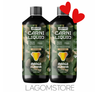 Army1 Carni liquid 500 ml – L-karnitín na spaľovanie tukov a energiu, Lagomstore.sk
