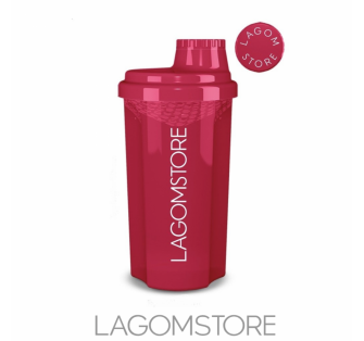 Lagomstore Shaker 700 ml Ruby Transparent Lagomstore Shaker 700 ml – praktický BPA-free shaker na miešanie proteínov a doplnkov výživy